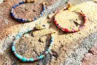 ターコイズブレスレット＆ラピスラズリブレスレット