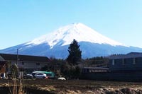 富士山を眺めて