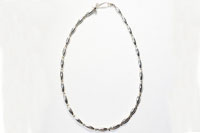 Sterling silver pipe beads Necklace(シルバー925　パイプビーズネックレス）45ｃｍ 