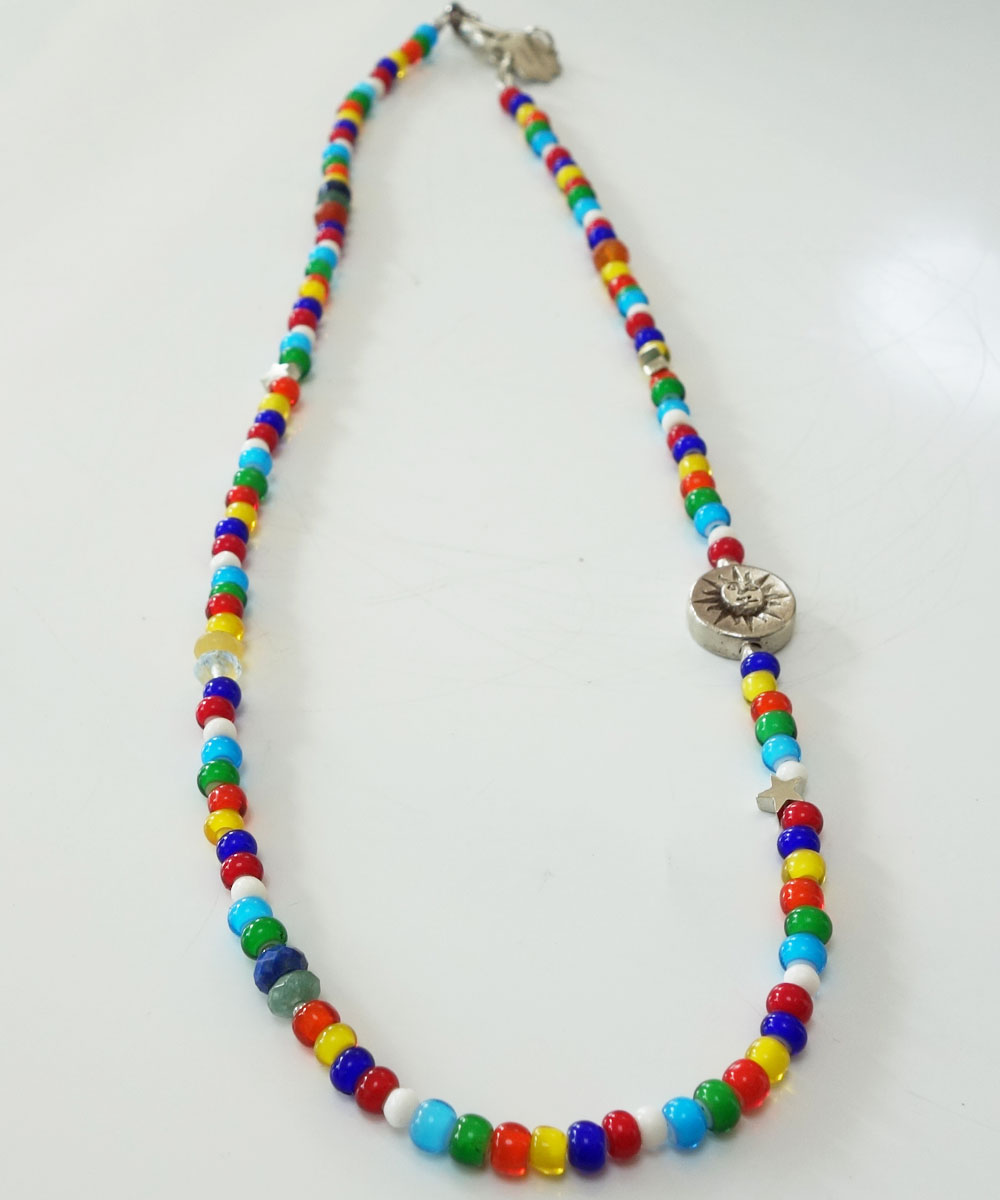  WHITE HEART BEADS NECKLACE(ホワイトハートビーズネックレス)4