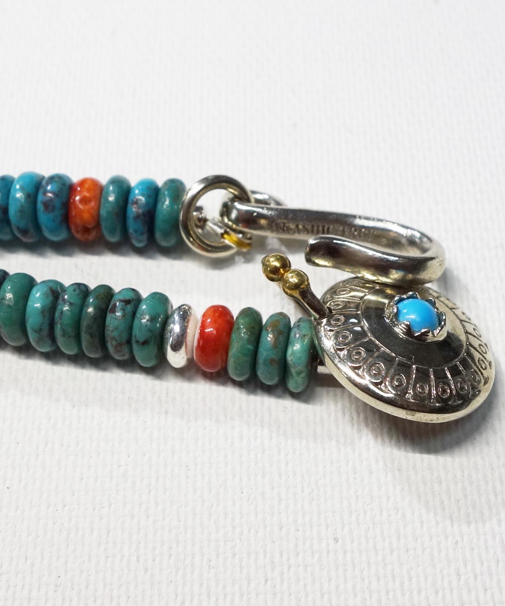 TURQUOISE ＆ SPINY OYSTER SHELL NECKLACE(ターコイズ＆スパイニーオイスターシェル　ネックレス）11
