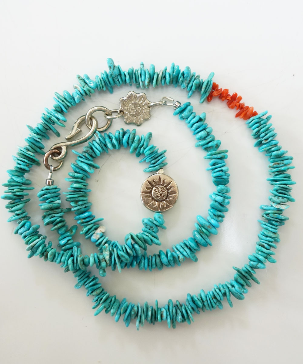 TURQUOISE(ターコイズ）＆CORAL  NECKLACE(コーラルネックレス) 5