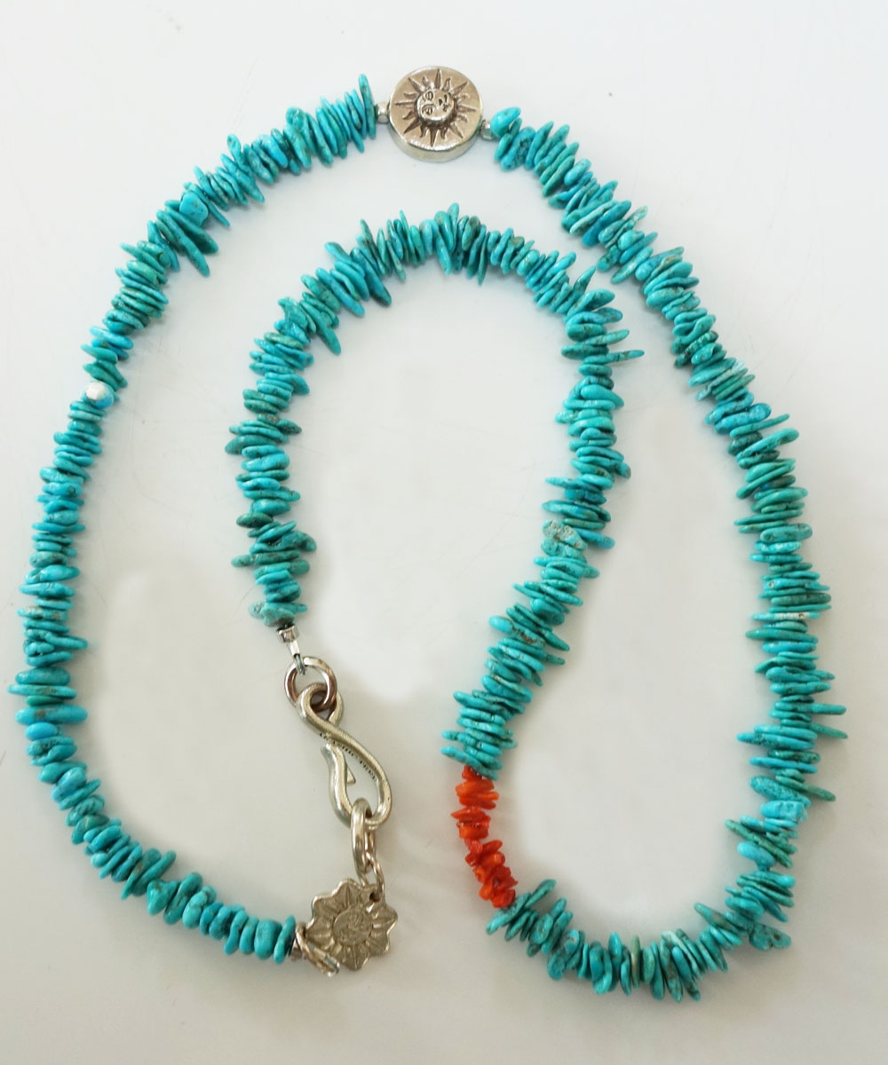 TURQUOISE(ターコイズ）＆CORAL  NECKLACE(コーラルネックレス) 6