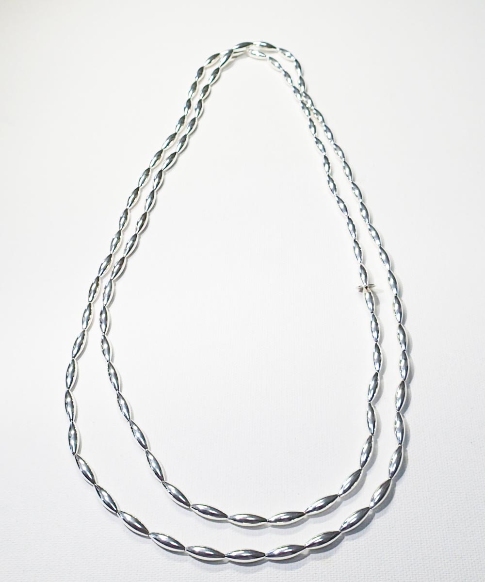 STERLING SILVER PIPE　LONG NECKLACE (シルバー925　パイプロングネックレス)1