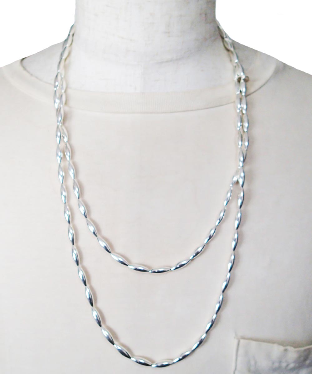 STERLING SILVER PIPE LONG NECKLACE (シルバー925 パイプロング