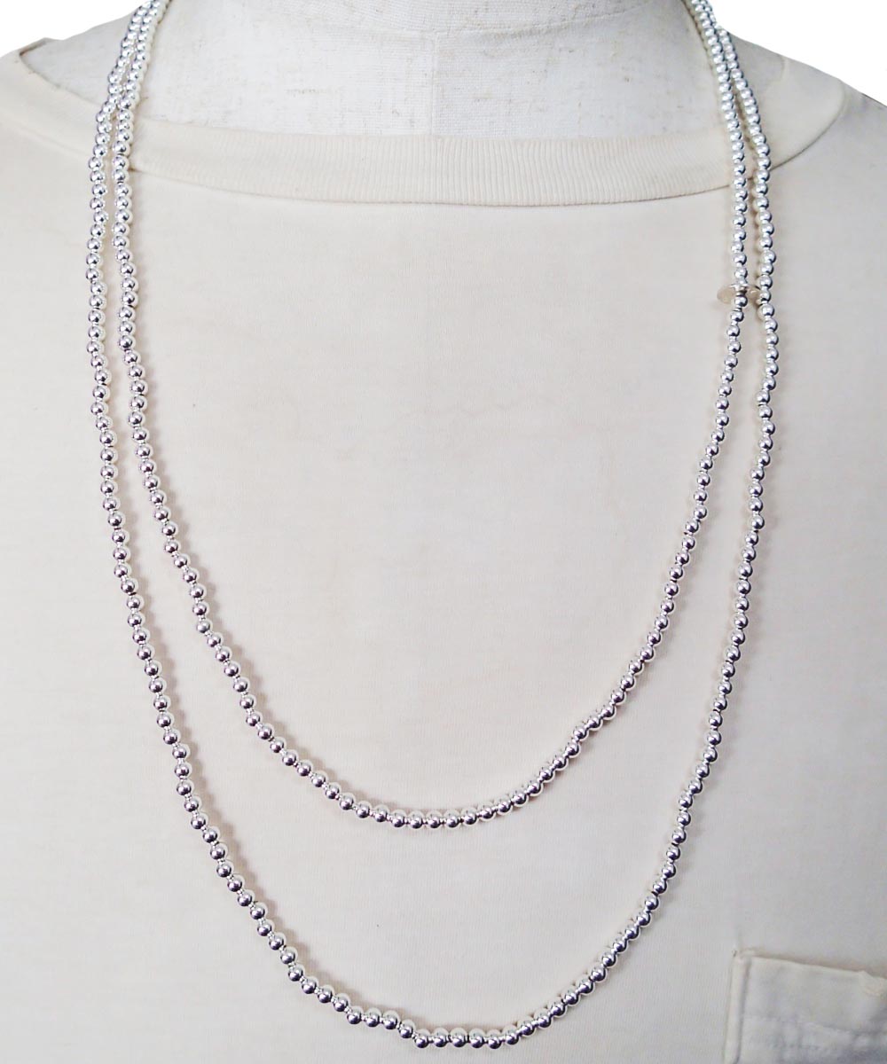 STERLING SILVER ROUND LONG NECKLACE (シルバー925 ラウンドロング 