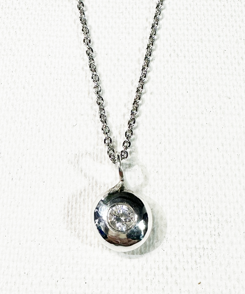 SV1000 MOISSANITE PENDANT（純銀製モアサナイトペンダント）2