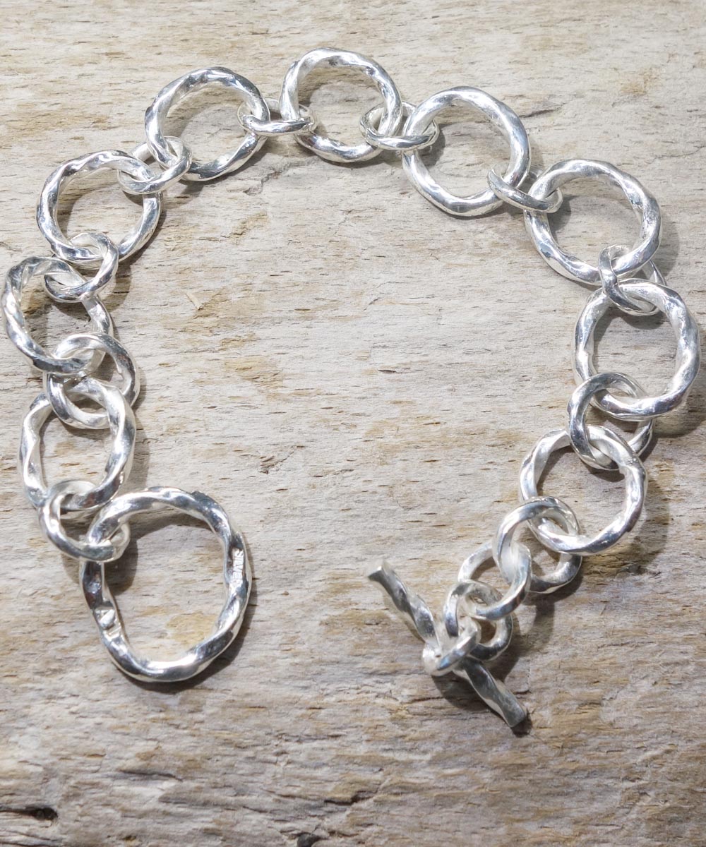 SILVER1000 SILVER CHAIN BRACELET(純銀製 シルバーチェーン 