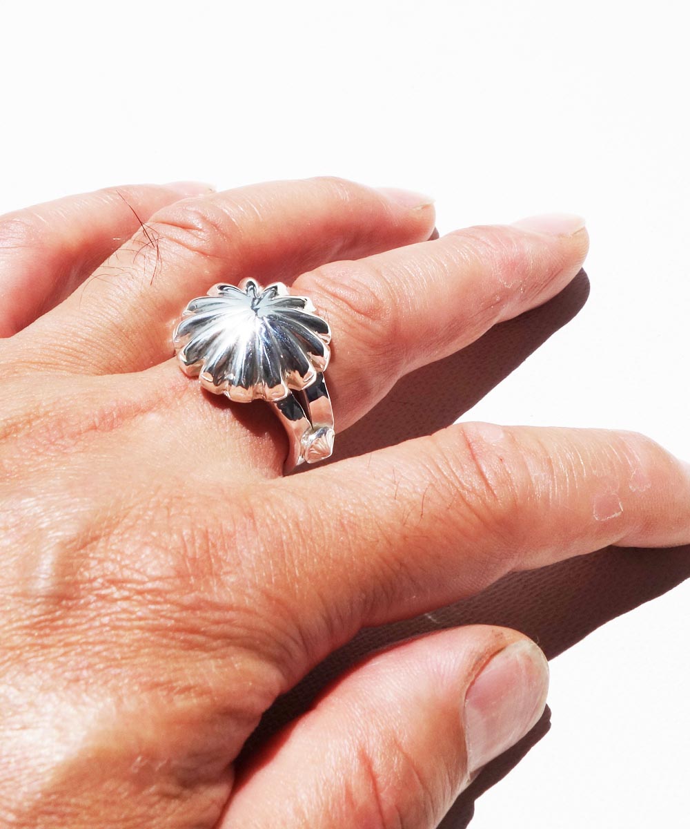 SV1000 SHELL RING(純銀製シェルリング)｜COLOR-SILVER｜AKASHIC TREE