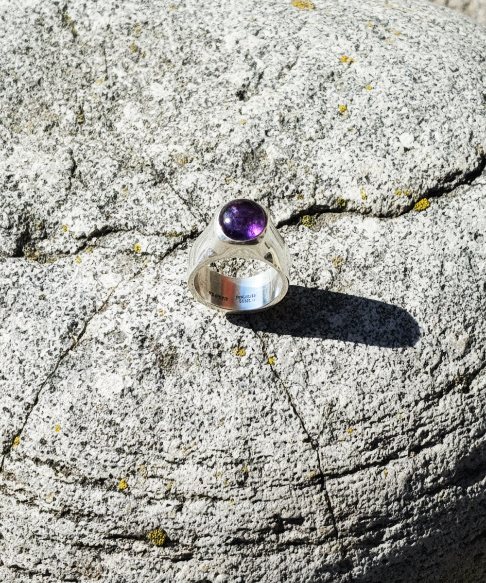 SV1000 AMETHYST RING（純銀製アメジストリング）