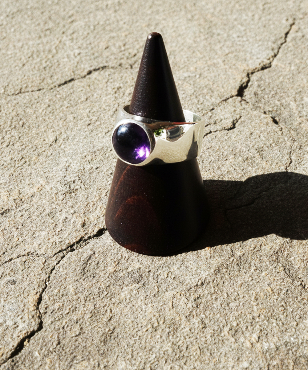 SV1000 AMETHYST RING（純銀製アメジストリング）4