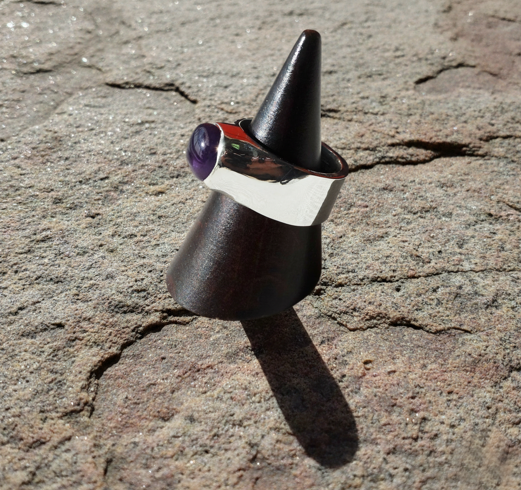 SV1000 AMETHYST RING（純銀製アメジストリング）5
