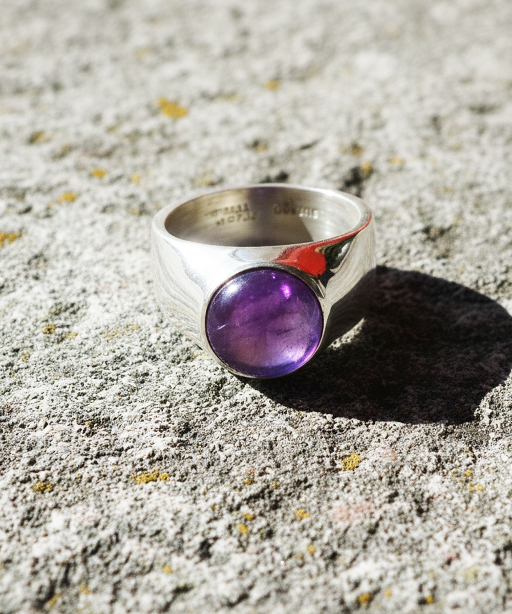 SV1000 AMETHYST RING（純銀製アメジストリング）7