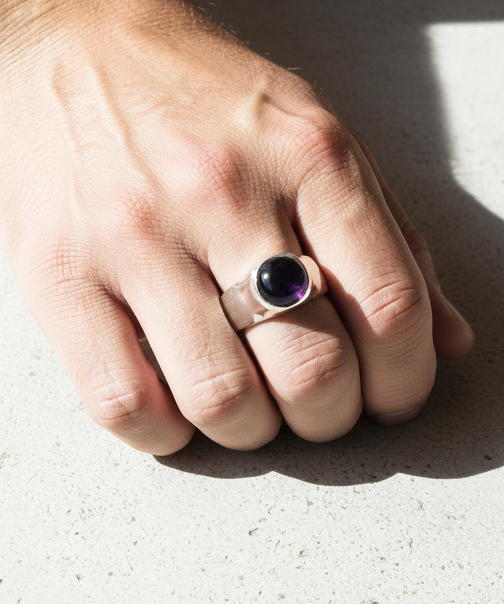 SV1000 AMETHYST RING（純銀製アメジストリング）10