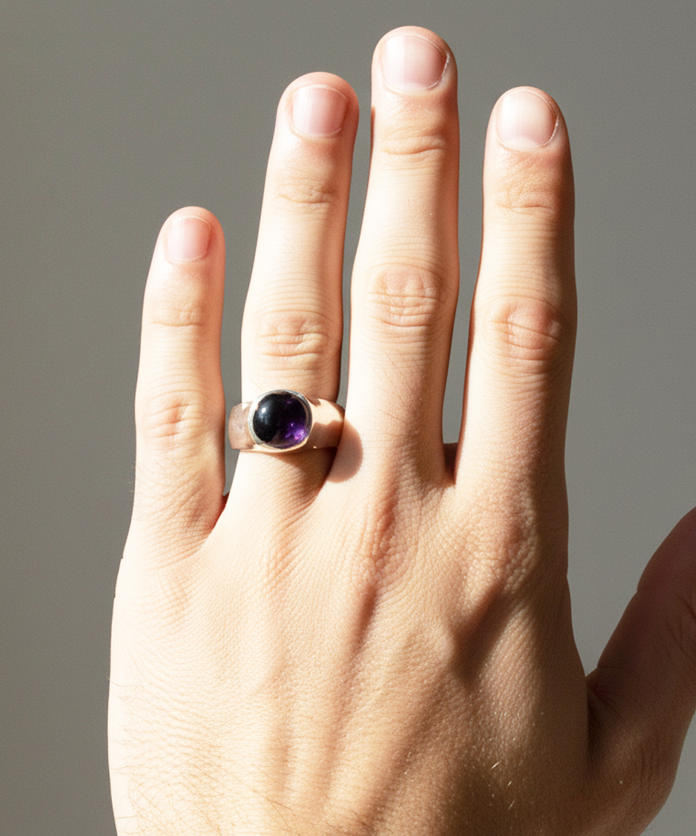 SV1000 AMETHYST RING（純銀製アメジストリング）11