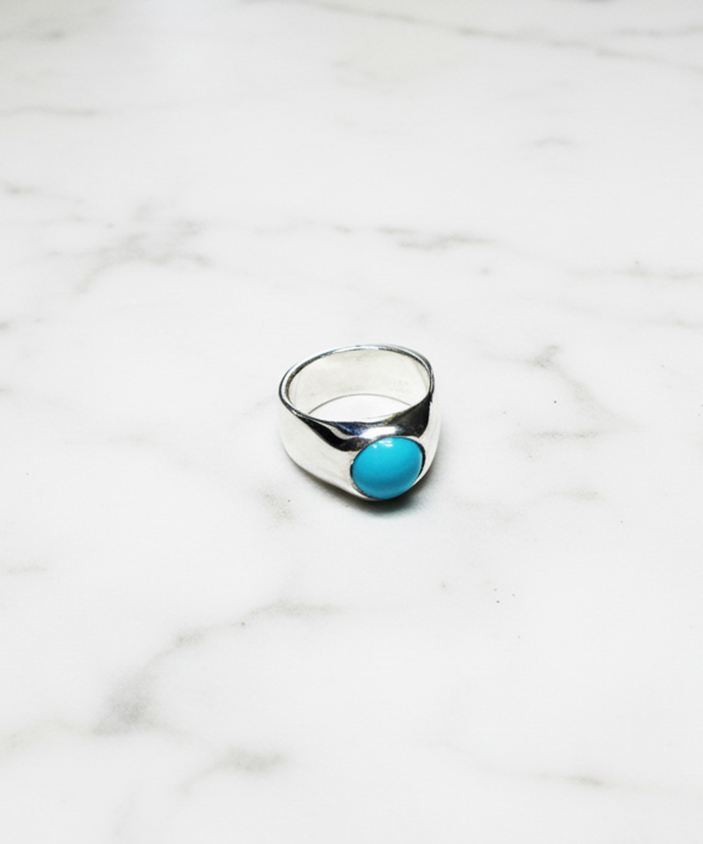 SV1000 TURQUOISE RING（純銀製ターコイズリング）2