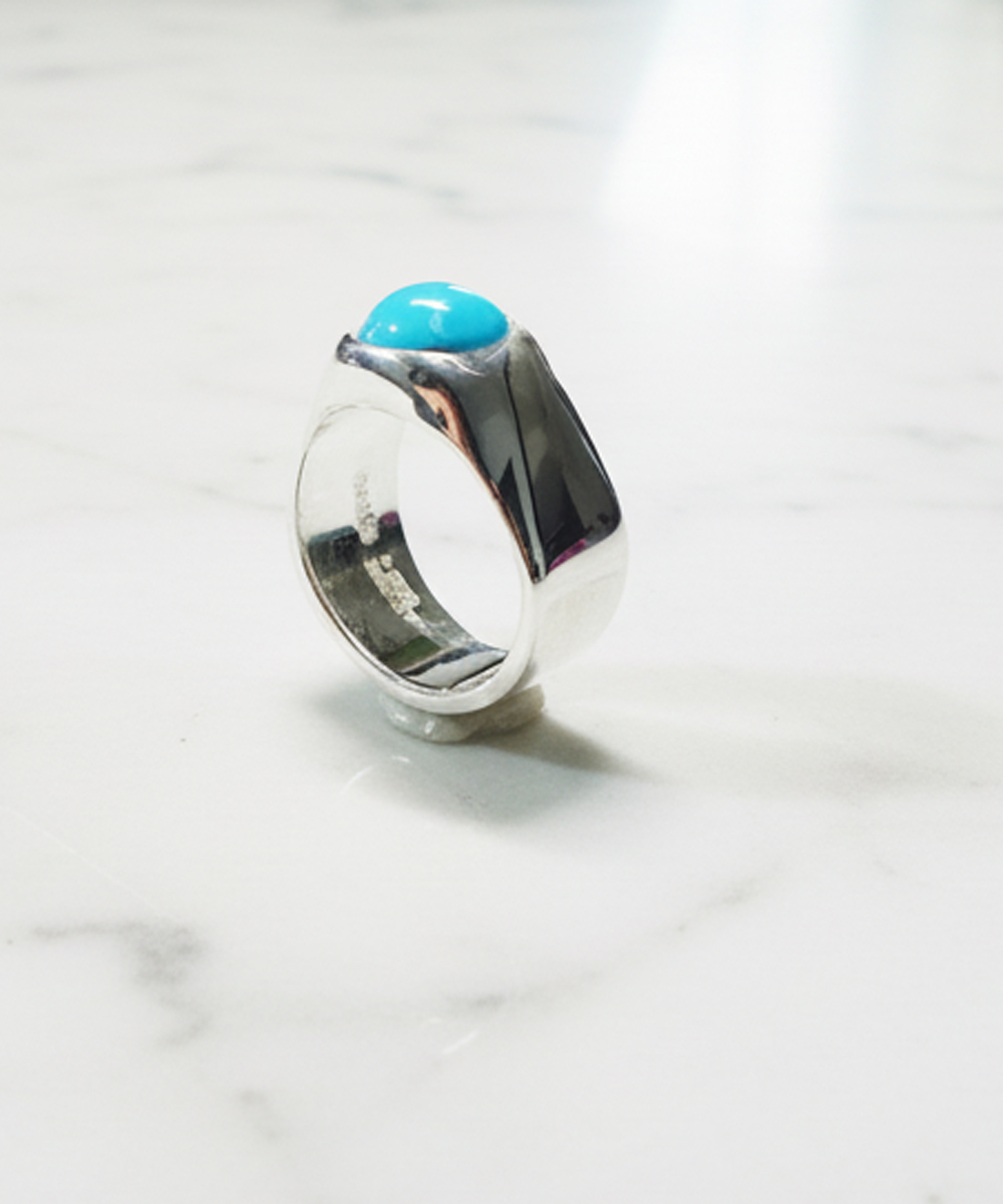 SV1000 TURQUOISE RING（純銀製ターコイズリング）3