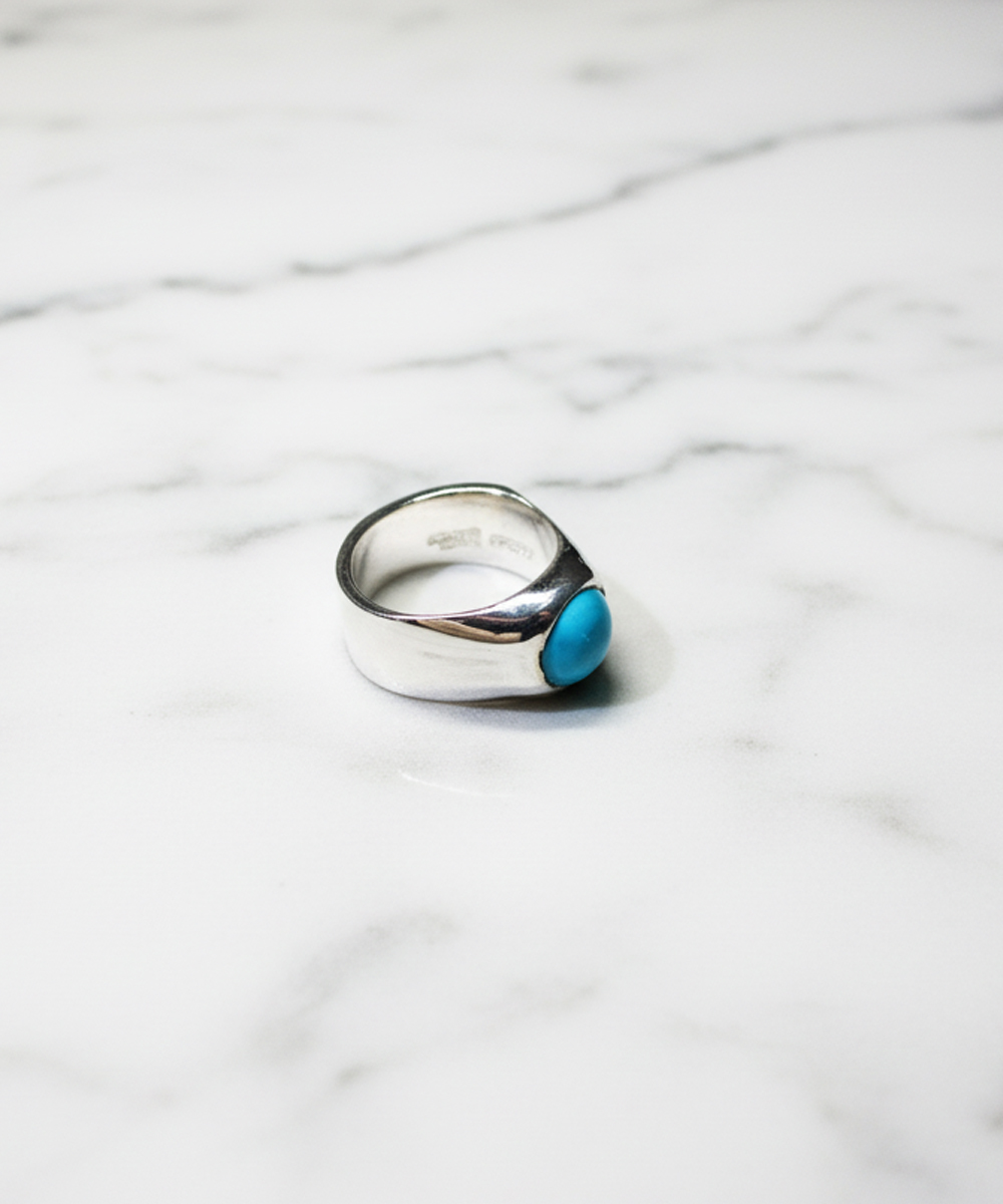 SV1000 TURQUOISE RING（純銀製ターコイズリング）6