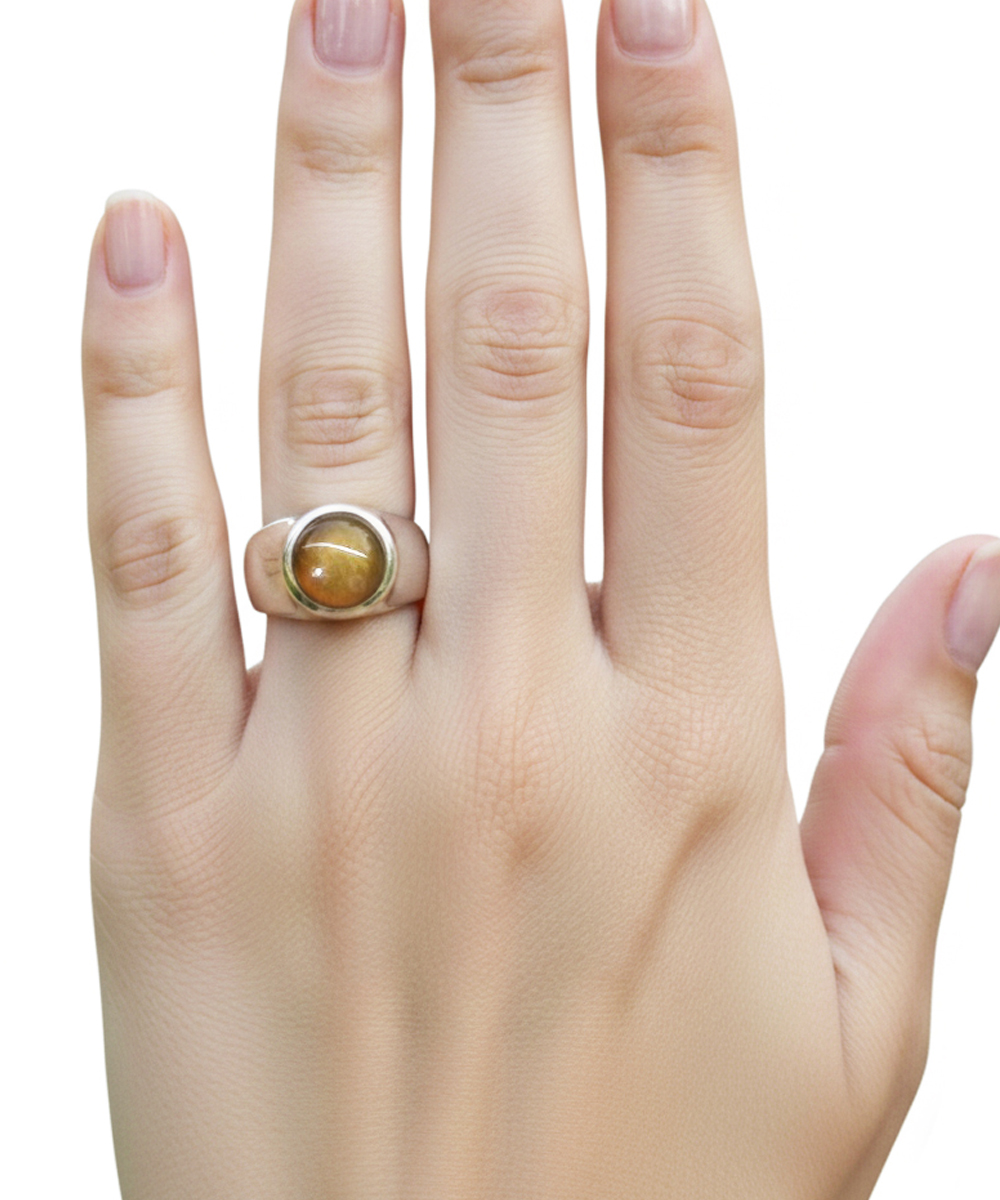 SV1000 TIGER EYE RING（純銀製タイガーアイリング）11