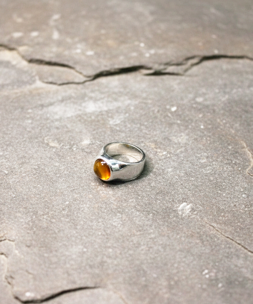 SV1000 TIGER EYE RING（純銀製タイガーアイリング）｜COLOR-YELLOW