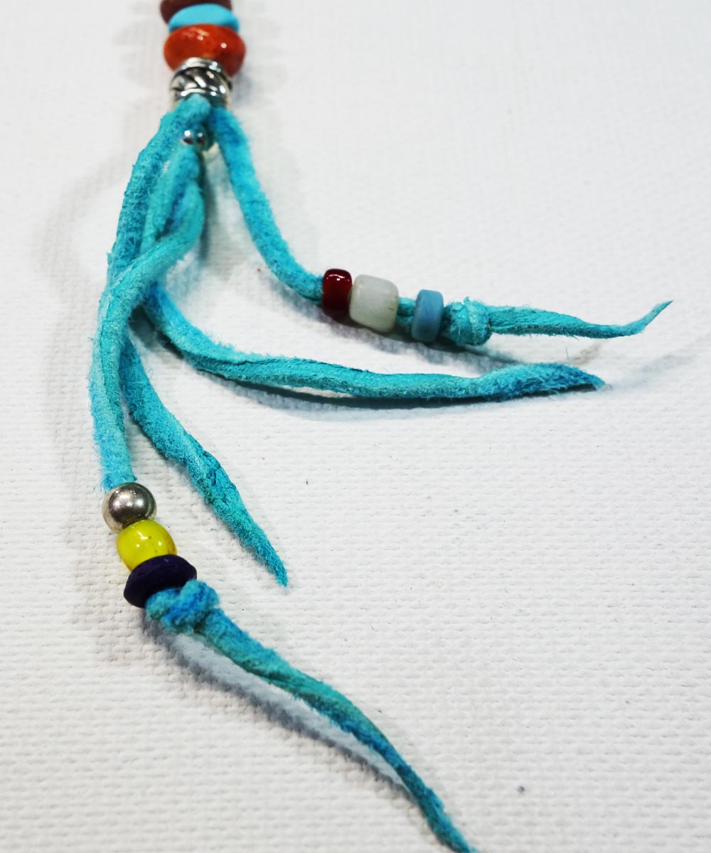 MULTI COLOR KEY RING　29　(マルチカラーキーリング)Top-Natural Stone(TURQUOISE)　4