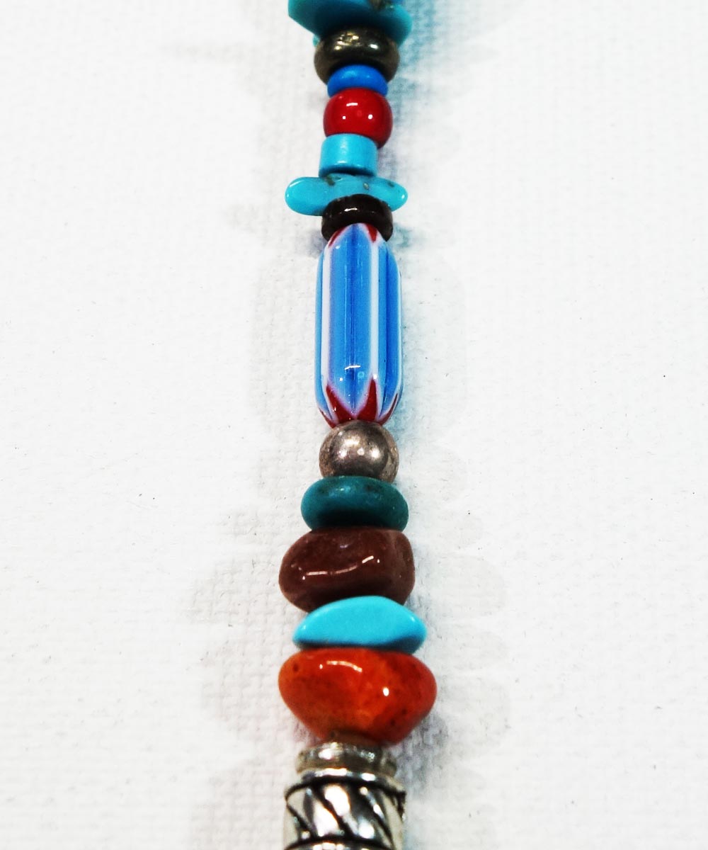MULTI COLOR KEY RING　29　(マルチカラーキーリング)Top-Natural Stone(TURQUOISE)　3