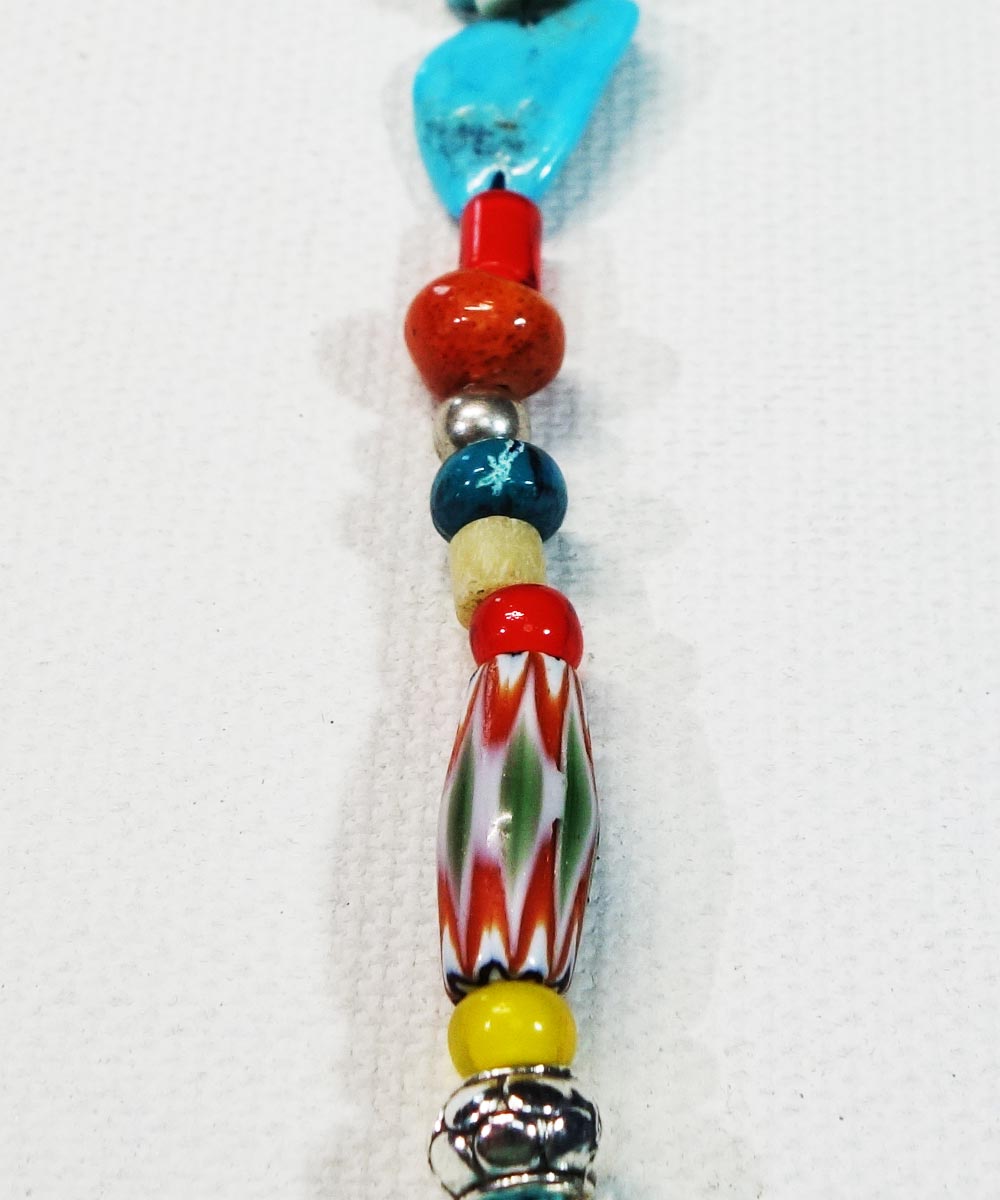 MULTI COLOR KEY RING　31　(マルチカラーキーリング)Top-Natural Stone(TURQUOISE)　3
