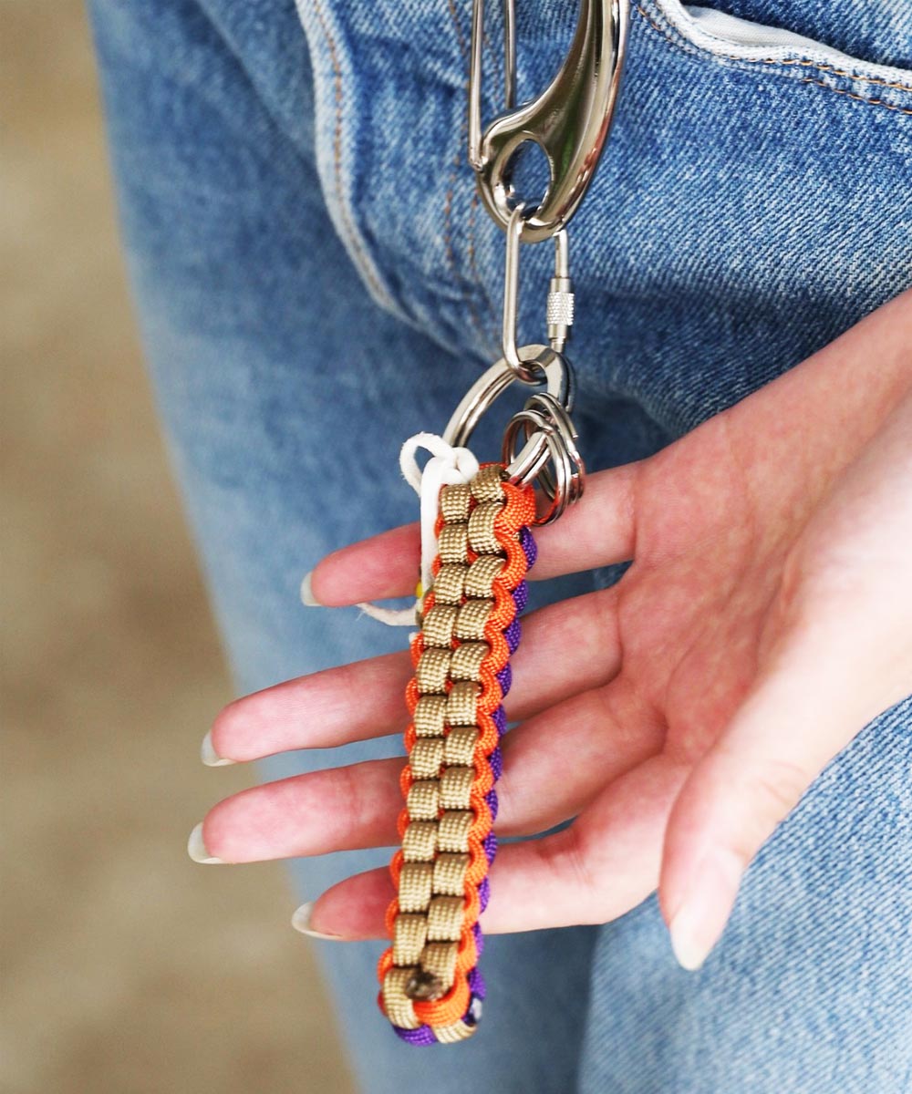 Paracord Key Chain （カナビラ付きパラコードキーチェーン）③8