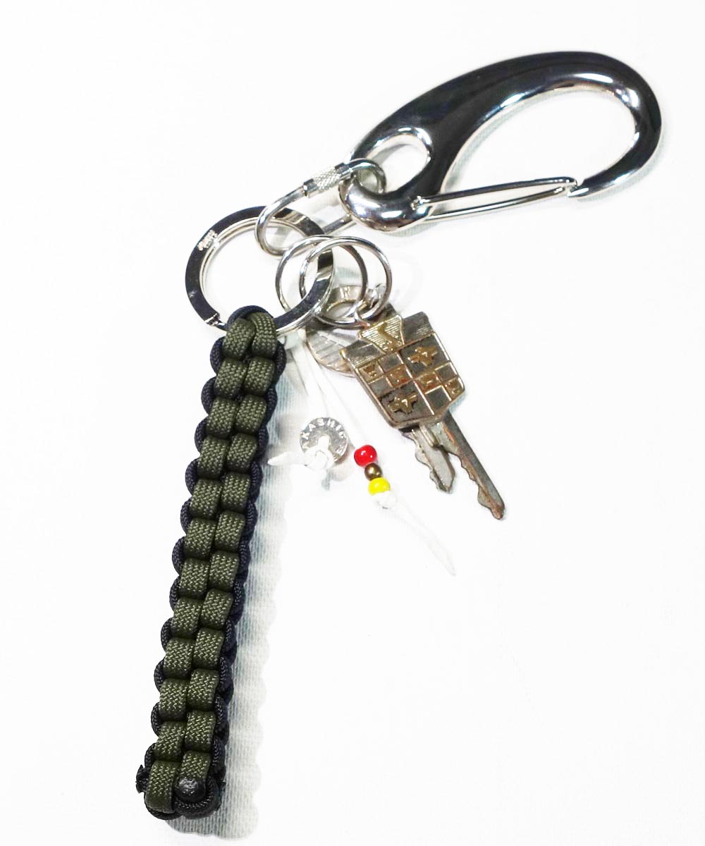 　Paracord Key Chain （カナビラ付きパラコードキーチェーン）⑥11