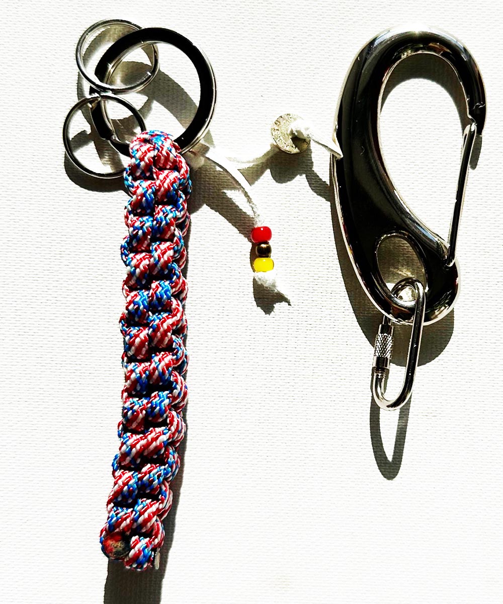 Paracord Key Chain （カナビラ付きパラコードキーチェーン）⑩｜COLOR