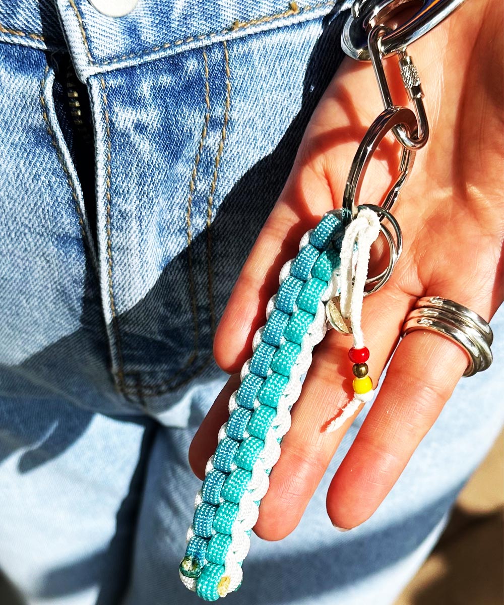 Paracord Key Chain （カナビラ付きパラコードキーチェーン）⑪