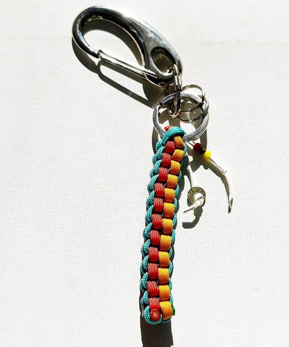 Paracord Key Chain （カナビラ付きパラコードキーチェーン）⑫｜COLOR