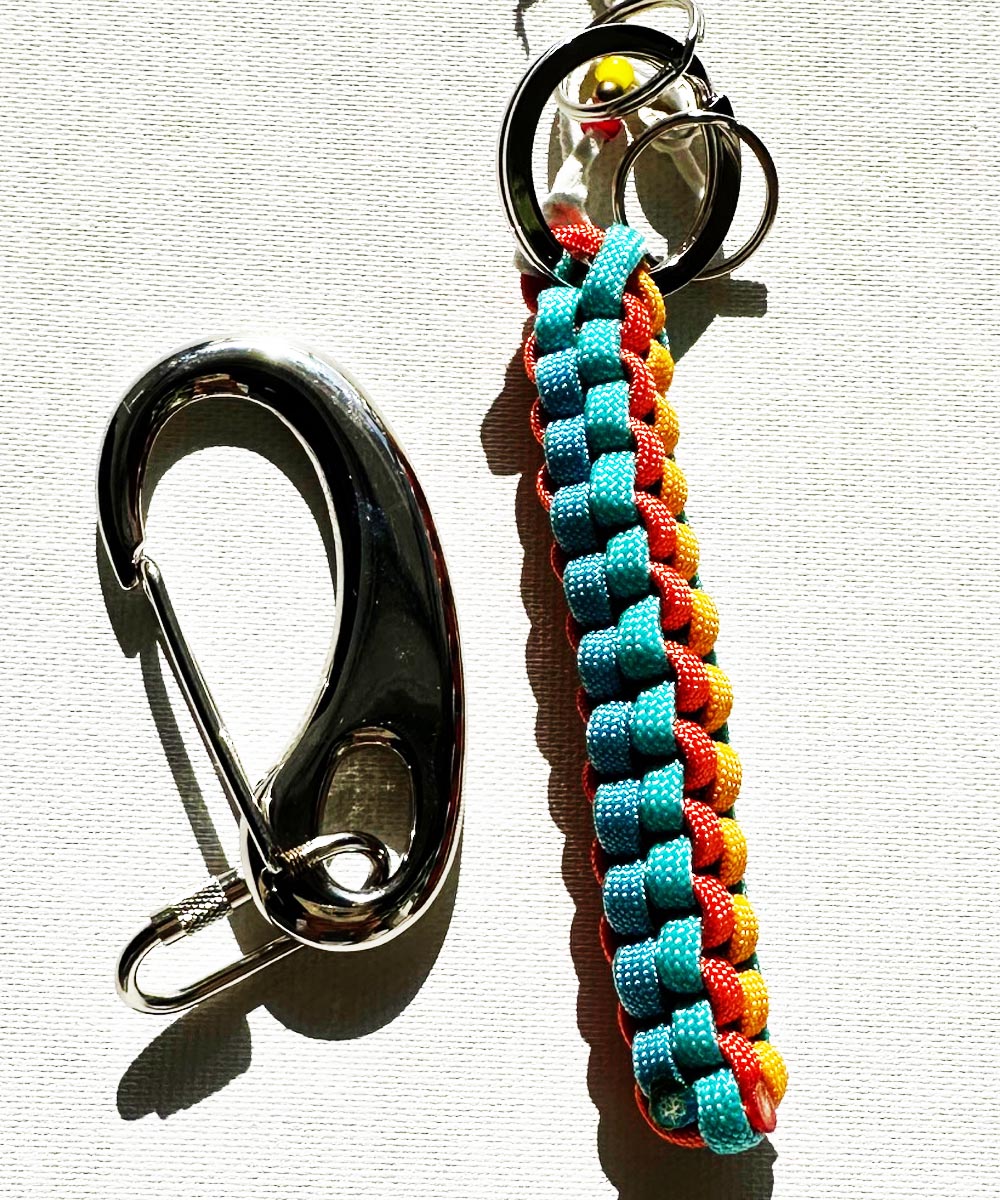 Paracord Key Chain （カナビラ付きパラコードキーチェーン）⑫｜COLOR