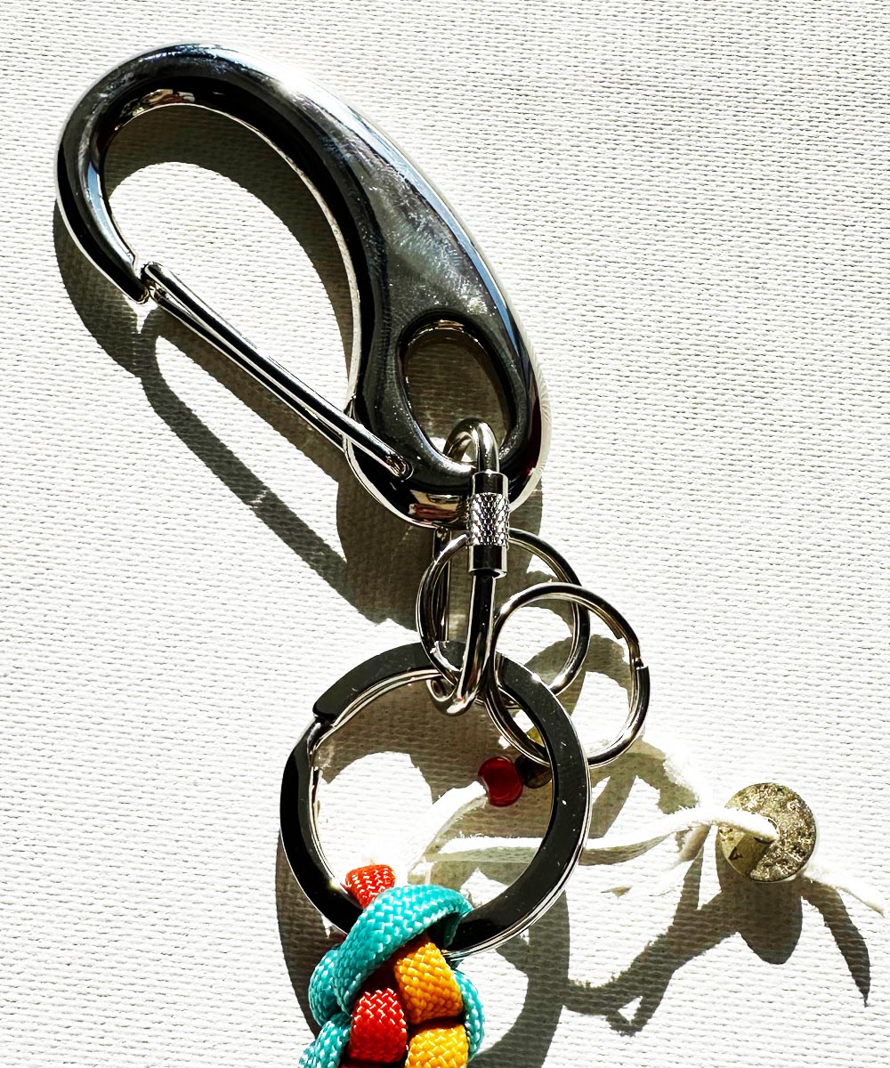 Paracord Key Chain （カナビラ付きパラコードキーチェーン）⑫｜COLOR