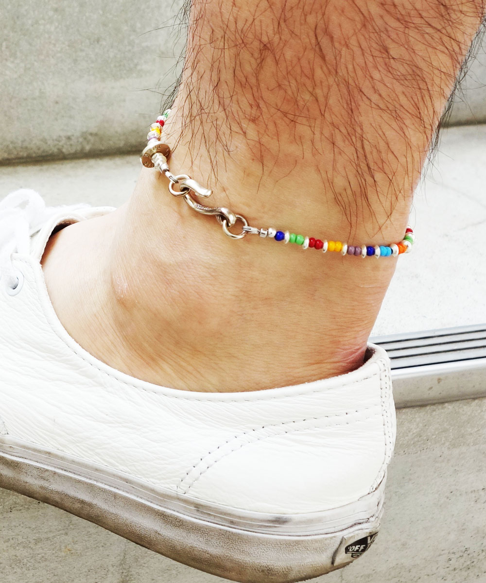 VENETIAN  BEADS WIRE ANKLET (ヴェネツィアビーズワイヤーアンクレット）5