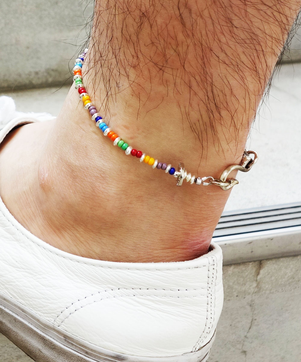 VENETIAN  BEADS WIRE ANKLET (ヴェネツィアビーズワイヤーアンクレット）6