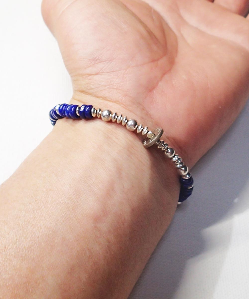 LAPIS LAZULI BRACELET(ラピスラズリー ブレスレット)｜COLOR-NAVY