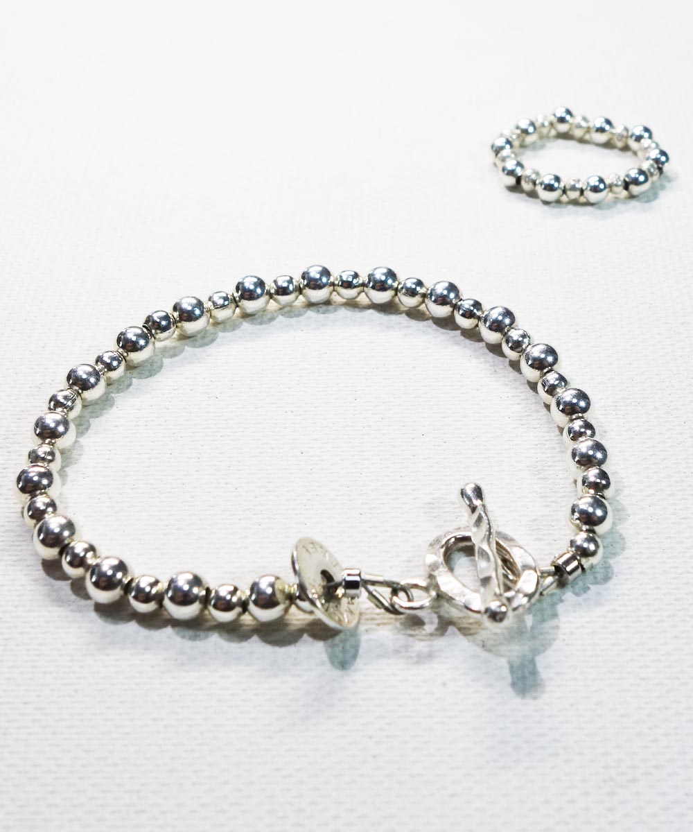 SILVER 925 ROUND BRACELET＆SILVER 925 ROUND RING(シルバーブレスレット＆シルバーリング)6