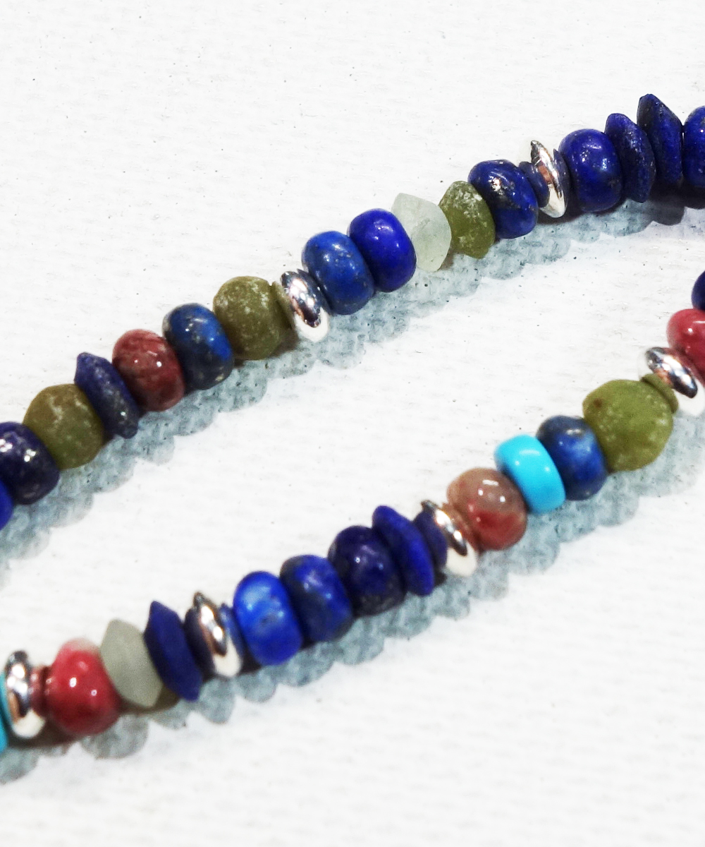 LAPISLAZULI BRACELET(ラピスラズリーブレスレット)｜COLOR-NAVY