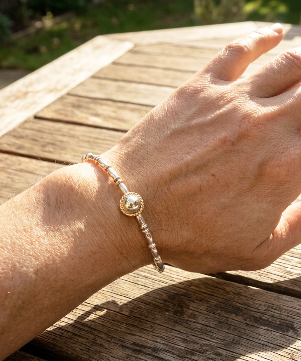 SILVER BEADS BRACELET(シルバービーズブレスレット)9