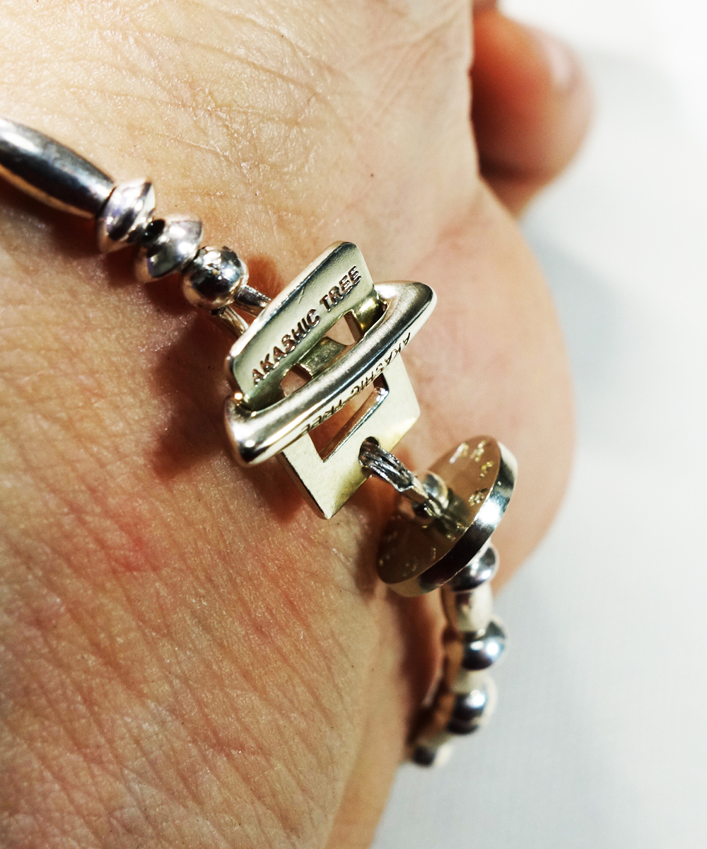 SILVER BEADS BRACELET(シルバービーズブレスレット)｜COLOR-SILVER