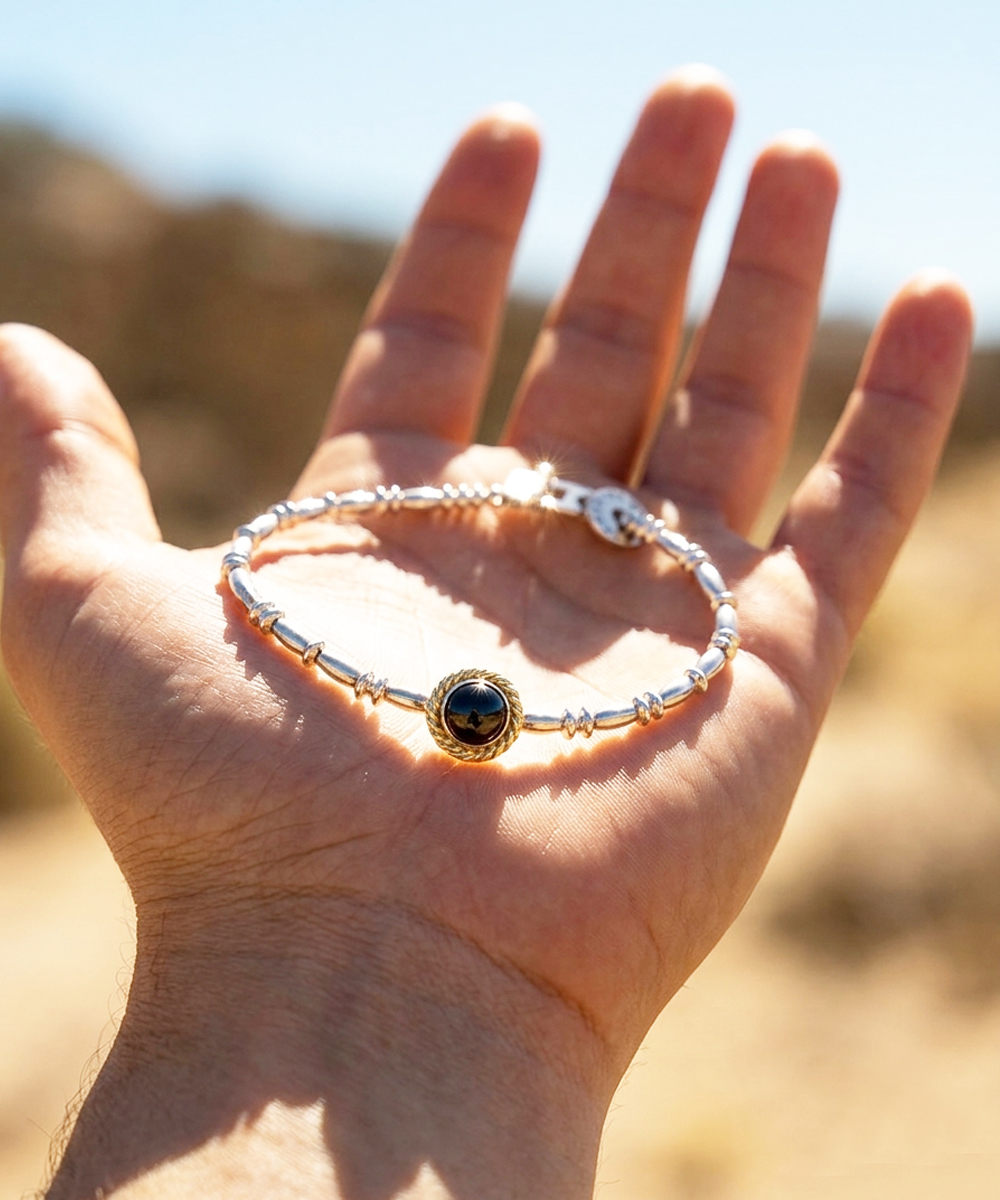 SILVER BEADS BRACELET(シルバービーズブレスレット)｜COLOR-SILVER