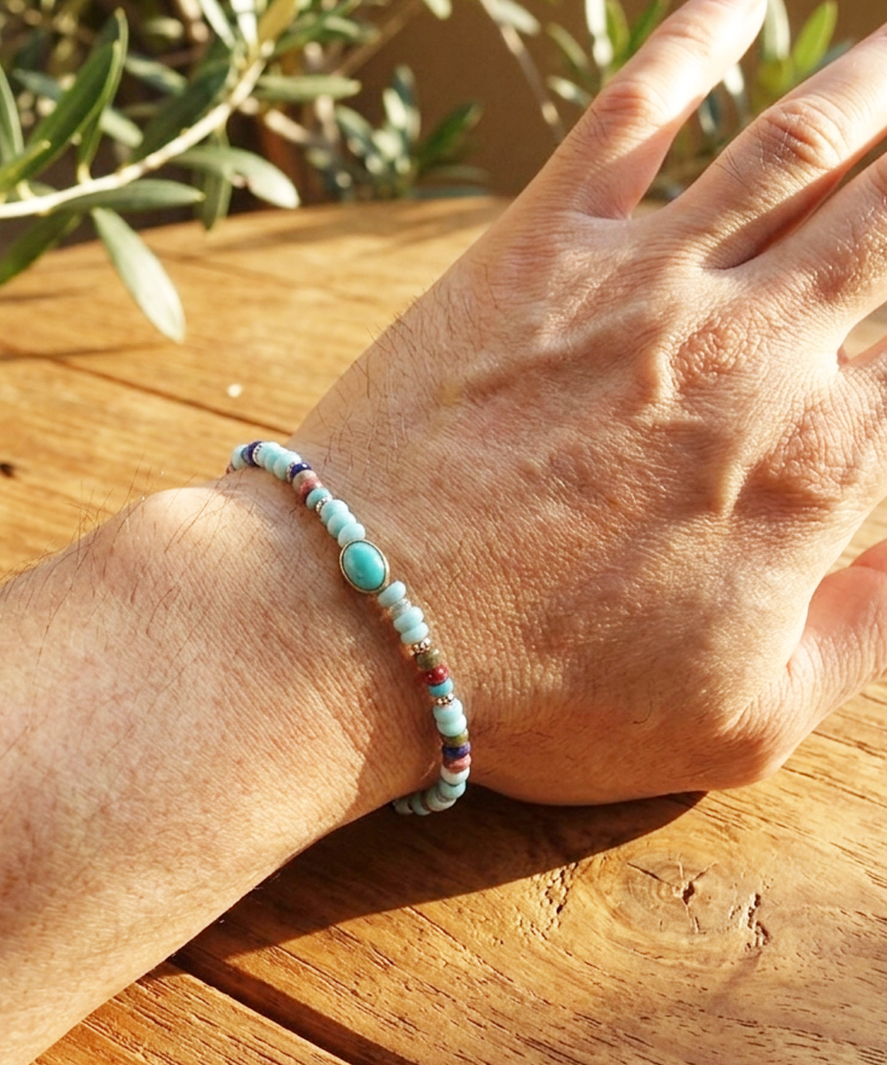 TURQUOISE BRACELET(ターコイズブレスレット)｜COLOR-SAX｜AKASHIC TREE