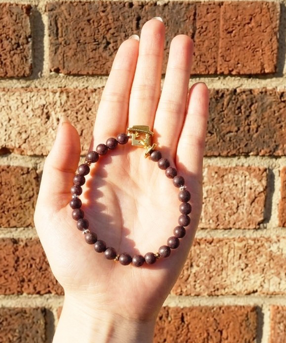 GARNET BRACELET(ガーネットブレスレット)｜COLOR-WINERED｜AKASHIC TREE