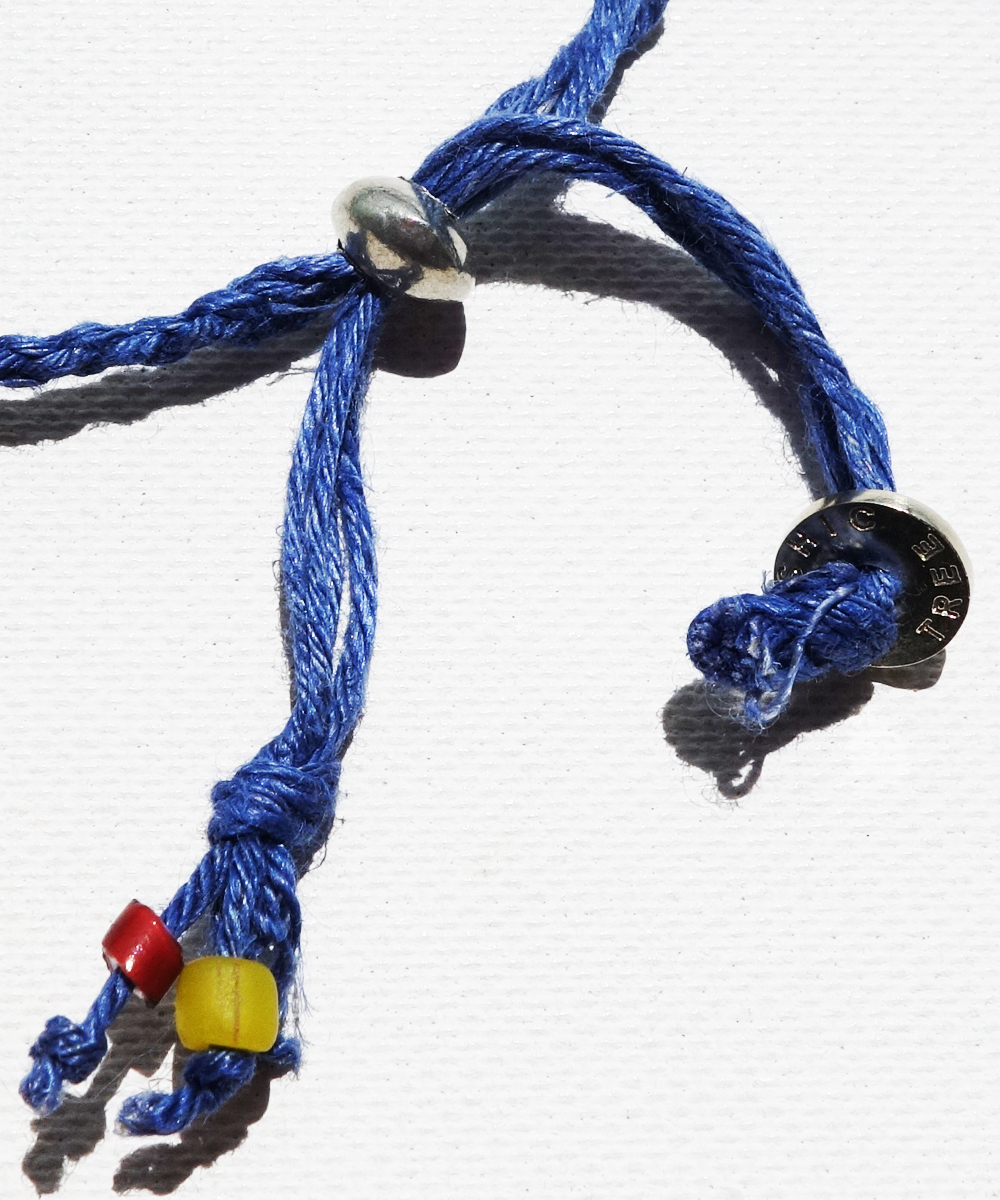 LAPIS LAZULI HEMP BRACELET（ラピスラズリー麻紐編み込みブレス）5