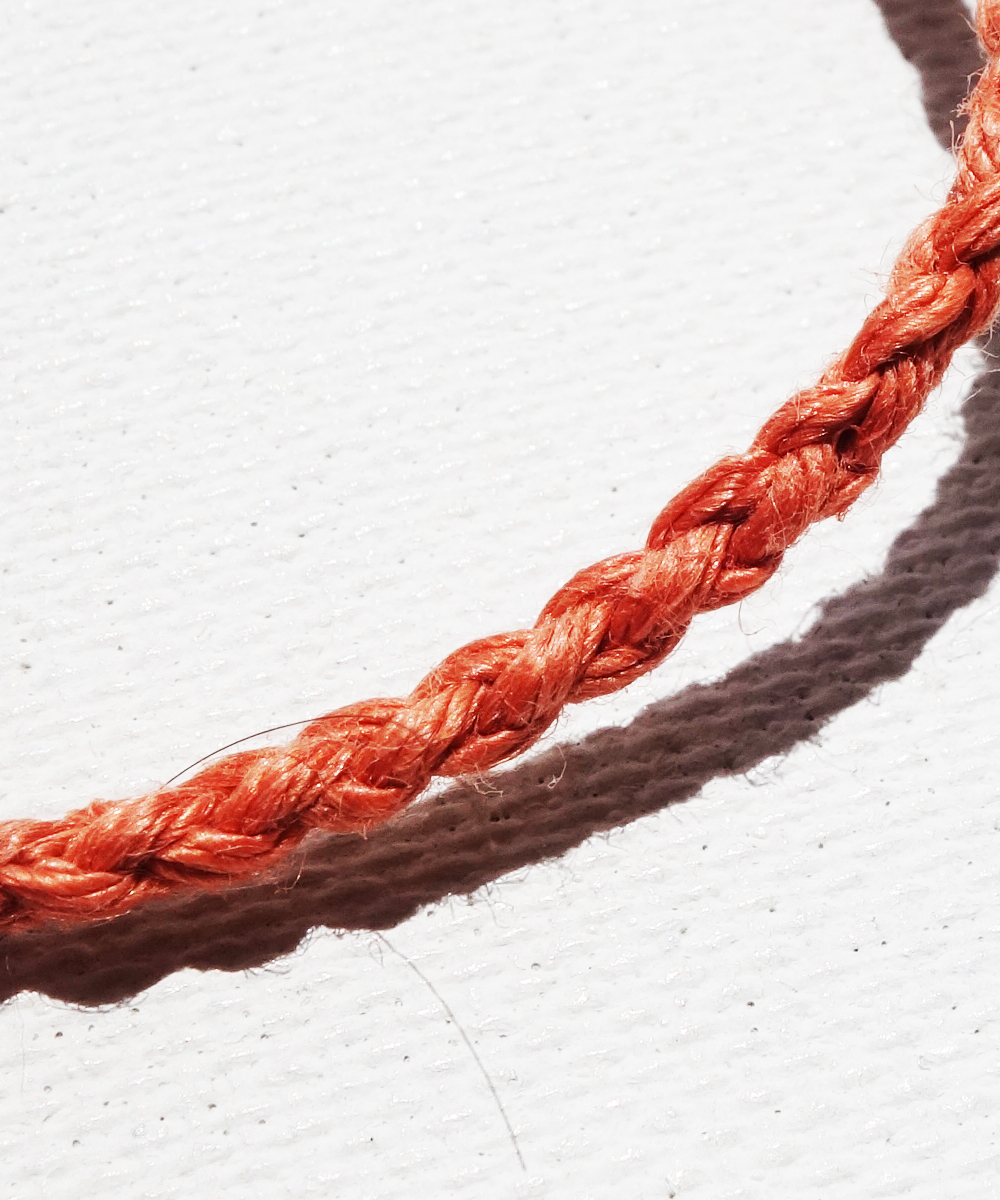 SPINY OYSTER SHELL HEMP BRACELET（スパイニーオイスターシェル麻紐編み込みブレス）6