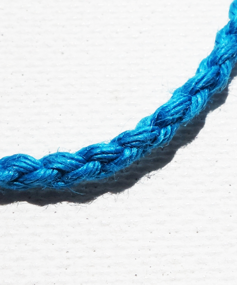 TURQUOISE HEMP BRACELET（ターコイズ麻紐編み込みブレス）6